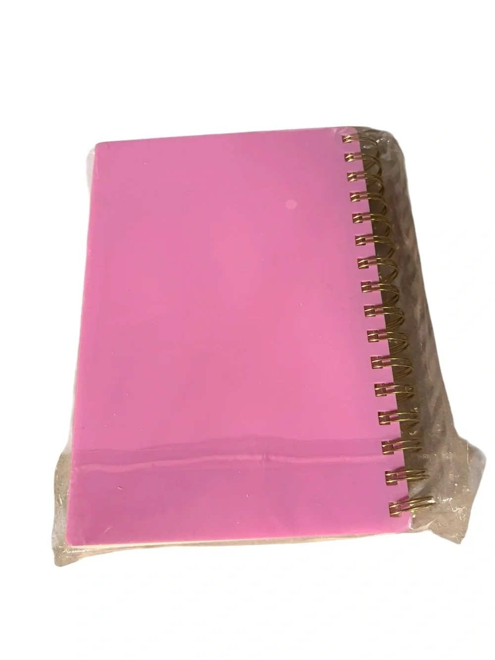 NWT- Pink A5 Spiral Notebook with Ruler - 300 Pages